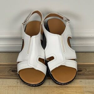 Stylish White Open-Toe Sandals